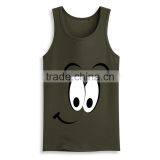 Bulk Cheap Price Latest Pattern Mens 100 Cotton Designer Casual Burnout Tank Top thumbnail-2