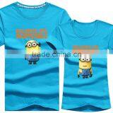 Custom Fashion Design Cartoon Print Yellow Couple T-Shirt thumbnail-5