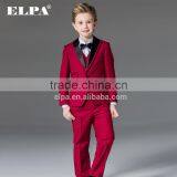 ELPA Designer 3 Piece Fashion Formal Blue Flower Kids Boys Slim Fit Suit thumbnail-3