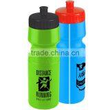 USA Made 24 oz Bike Bottle With View Stripe And Push Pull Lid - BPA/BPS-free and Comes With Your Logo thumbnail-1