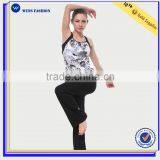 Latest Fancy Tops Girls Elastic Yoga Suit/Fitness Bra and Pants Set Wholesale thumbnail-1