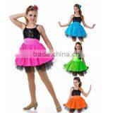 2014- -girl Sequin Colorful Dance Jazz Costume - Dashing Women Sequin Jazzdance Skirt Wear -child&adult Girl Cute Dance Skirt thumbnail-1
