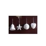 Small White Star, Ball, Heart, Bells Commercial Christmas Decorations Pendant Baubles
