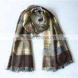 2017 Classic Plaid Pashmina Shawl Pashmina Scarf for Women Wholesale RL-231 thumbnail-3