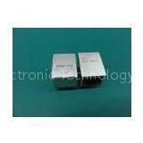 Single Port 1X1 Vertical Tx Rj45 10 Pin Connector Tab-Down With LEDS thumbnail-1