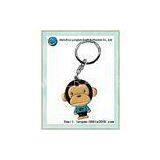 Souvenirs plastic Soft PVC Keychain with Printed Logo Monkey shape