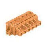 5P 7P 11P Female 24 - 12AWG 300V 15A MCS Connector With Fixing Flanges