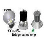Cold White 150 Watt Led High Bay Light waterproof With Black And Silver Shell