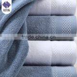 Pure White Custom Embroidery Logo Bathroom Towels 5 Star Hotel Towel Set for Cheap Wholesale thumbnail-1