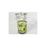Glass Cup Windmill Candle Holder thumbnail-1