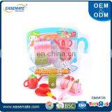 Hot Selling Pretend Food Toy Play Set Tin Tea Set Toy