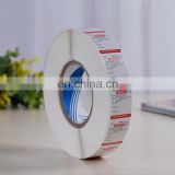 China manufacturer custo paper sticker roll adhesive label for medicine injection packaging