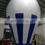 cheap giant advertising Inflatable rooftop blue ground balloon