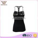 Fashion Design Sleep Wear 92% Nylon 8% Spandex Women Camisoles thumbnail-3