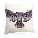 Sale Square Shaped Cotton Linen Animal Cushion Cover Wholesale thumbnail-1