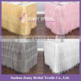 TS092A wholesale organza fabric latest wedding decoration table skirting