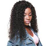 12 Inch All Length Cambodian 20 Inches Front Lace Human Hair Wigs Natural Black thumbnail-1