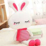 Dongguan Xianling Plush Toy Custom Manufacturer Big Ear Rabbit New Custom Company Mascot