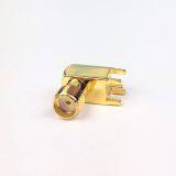 SMA Right Angle PCB RF Coaxial Female Connector thumbnail-2