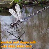 Iron Dragonfly Sculpture Decoration For Decoration Customized Artwork thumbnail-2