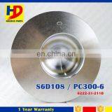 Direct Manufacturer PC300-6 6D108 Excavator Engine Piston 6222-31-2110 thumbnail-2