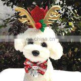 Christmas Handmade Bow Big Bells Pet Collar Dog Cat Holiday Bow Tie Collar thumbnail-4