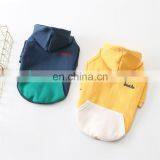 Factory Wholesale Fashion Casual Solid Color Autumn Designer Dog Hooded Sweater Pet Clothes thumbnail-2