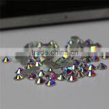Top Quality Very Bright Nail Crystal Rhinestone Crystal AB Clour Silver Back Non Hot Fix Rhinestones thumbnail-4