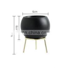 Instagram Nordic Ironwork Meaty Flowerpot Vase Set in Black and White thumbnail-3