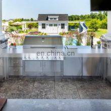 Outdoor Modular Aluminium Profile Waterproof Kitchen Cabinet Sets Hinges thumbnail-2