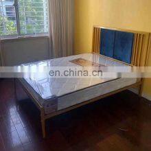 Popular Design Folding Bed Bedroom Furniture Metal Bed Double Bed thumbnail-3