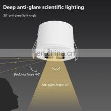 ALLWAY Best Price Fast Heat Dissipation Warm White Rural Areas 6w 12w Recessed Led Downlight thumbnail-4