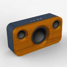 25W Bluetooth Speaker (A320) With Super Bass, Loud Bamboo Wood Home Audio Wireless Speakers With Subwoofer thumbnail-2