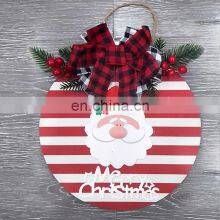 OEM Custom Wooden Cordless Flowers Holder Artificial Large Outdoor Wholesale Decoration Wreath Christmas thumbnail-1