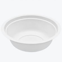 800ml Custom Printed Eco-Friendly Waterproof Bagasse Disposable Bowls Bowl (500/CS)