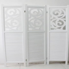 Vintage Furniture Screen Chinese Wood Room Divider thumbnail-2