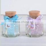 Glass Voss Bottle Empty Mini Glass Liquor Bottle