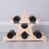 Unfinished Wooden Wine Rack thumbnail-3