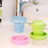 Outdoor Foldable Portable Silicone Water Cup 170ML thumbnail-5