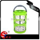 Stainless Steel Colored Tiffin Lunch Box/ 2 Compartment Insulated Box/ Bento Box thumbnail-2