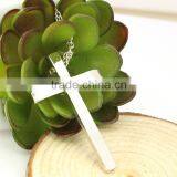 Wholesale Jewelry Silver Alloy Men Women Cross Necklace thumbnail-5