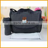 Newest Fashion Multifunctional Cotton Adult Baby Diaper Bag