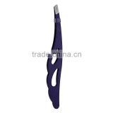 Unique shape tweezer , purple color tweezer