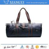 PU Leather Bag Men Duffel Bag Gym Shoulder Business Outdoor Sport Tote thumbnail-1