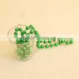 CLUB GREEN HAPPY ST. PATRICK'S DAY PLASTIC BEER MUG MEDALLION BEAD NECKLACES