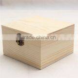 Factory Price Custom Unfinished Wooden Gift Wooden Box thumbnail-4