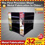 Customized Made 4/5/6 Layers Metal Book Display for Bookstore