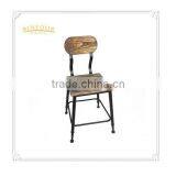 Outdoor Metal Frame Chair and Wood Chair thumbnail-1