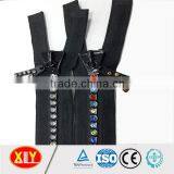 High Quality Reaonable Prices Plastic Diamond Zipper , Rhinestone Bag Zipper thumbnail-2