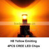 Dual Colors 3 Modes H8 Led Fog Lights Bulb Head Lamp Rear Fog Lamp 10W DC9-30V